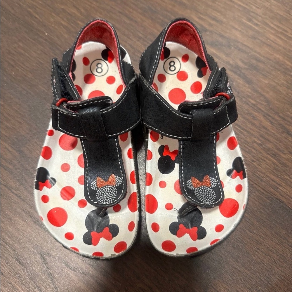 Kids Black and Red Birkenstock Stule Sandals